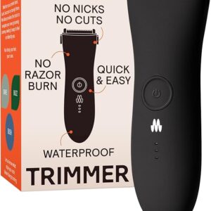 MERIDIAN Body Hair Trimmer for Men, Pubic Hair Trimmer Balls, Body Shaver