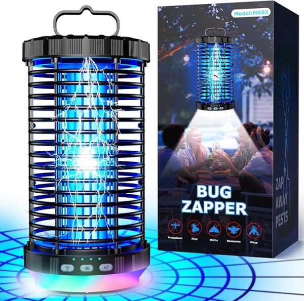 78% OFF Bug Zapper Outdoor, 2025 Upgraded 3 in 1 Rechargeable Bug Zapper - Image 2